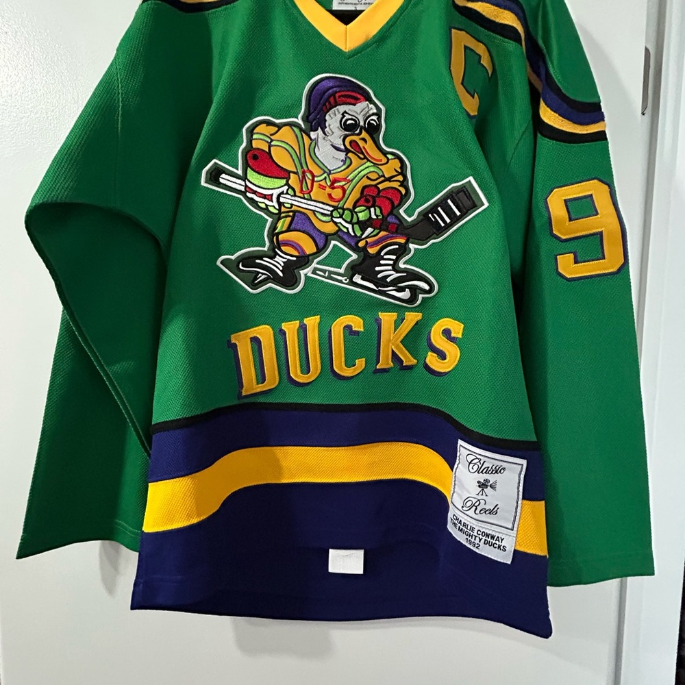 Classic Mighty Ducks Men’s Hockey Jersey